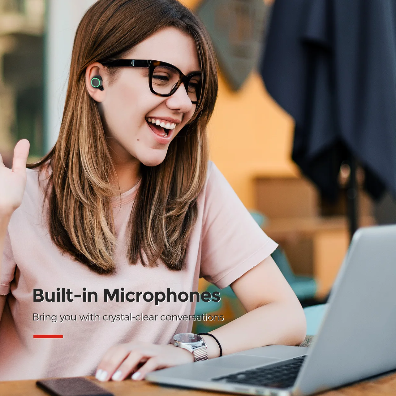 Mpow T6 обновленный TWS беспроводной Bluetooth 5,0 наушники ipx7 водонепроницаемый 40h время воспроизведения для iPhone 11 Xs Xr huawei samsung S10 S9
