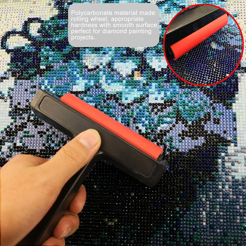 

10cm Print Cylinder Diamond Painting Set Red Cylinder Art Ink Cylinder Children's Ink Cartridge 10x12.5cm 1pc