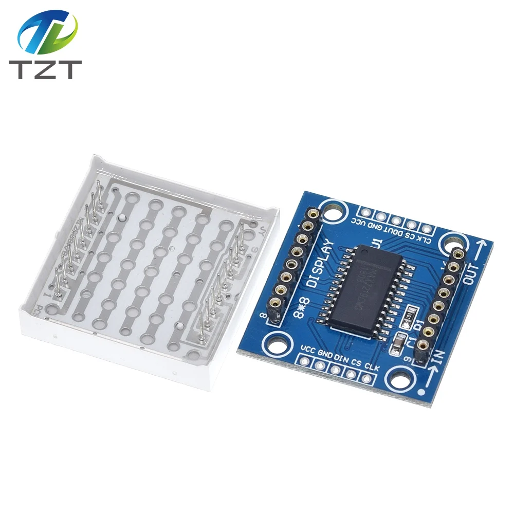 Матричный модуль TZT MAX7219 микроконтроллера дисплей готовые товары для Arduino|diy kit|kit