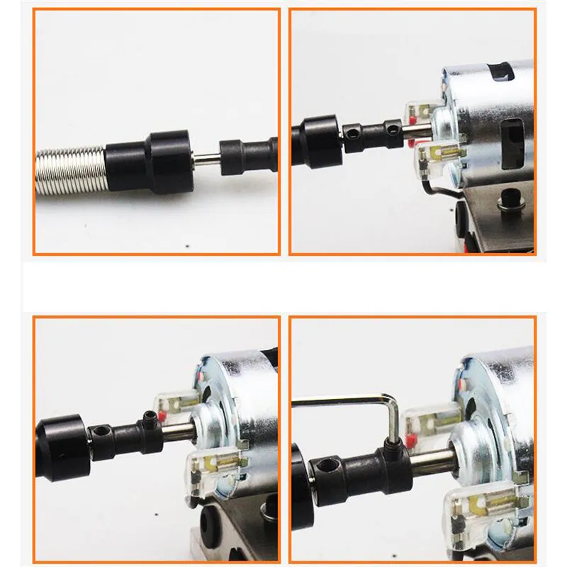 

Corded Electric Flexible Drill Grinder Flex Extension Shaft + L Key for Dremel Power Rotary Tool Grinder Accessories Carpenter