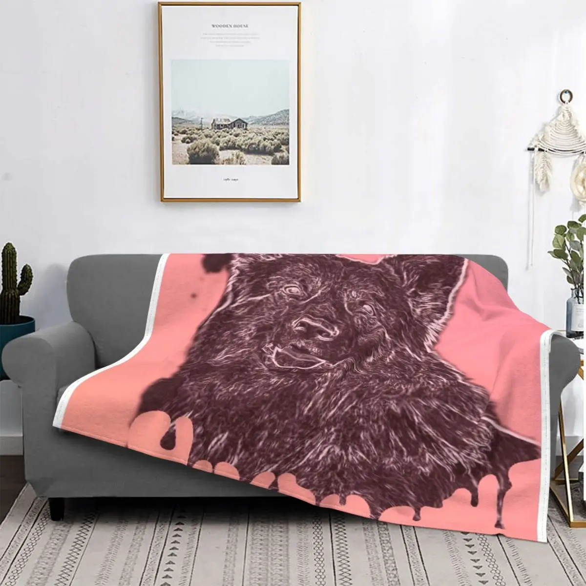 

Manta a cuadros de perro, ropa de cama, manta ponderada
