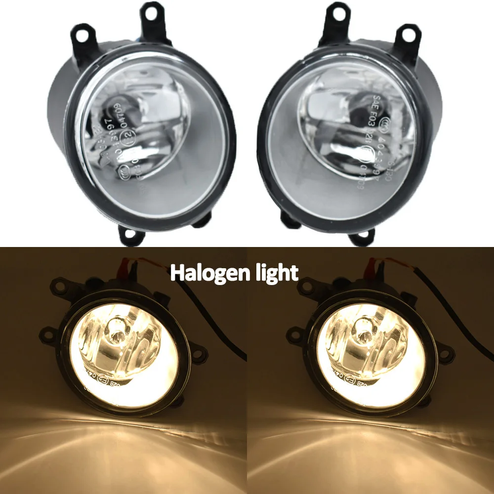 Фото Автомобильный противотуманный светильник в комплекте led для RAV4 2009 2010 2011 2012 DRL передний бампер галогеновая лампа противотуманный светильник ... №3