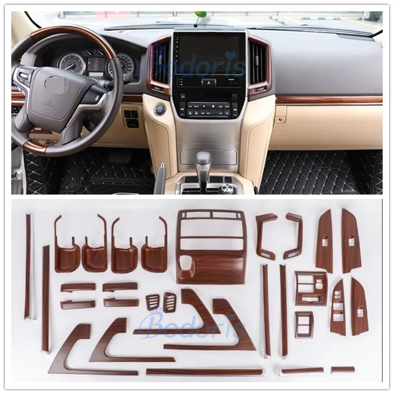 Для Toyota Land Cruiser LC 200 2008 2018 Деревянный Цветной держатель вентиляционного отверстия