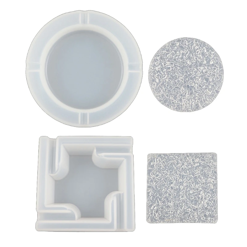 

Water Wave Ripple Cigar Ashtray Resin Mold Ashtray Sea Air Bubble Unbreakable Resin Casting Molds Home Decor Art Crafts