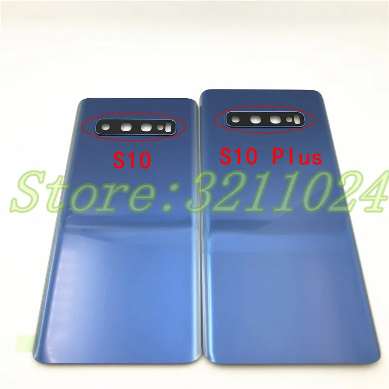 Новинка для Samsung Galaxy S10e S10 plus стеклянная задняя крышка батарейного отсека Замена