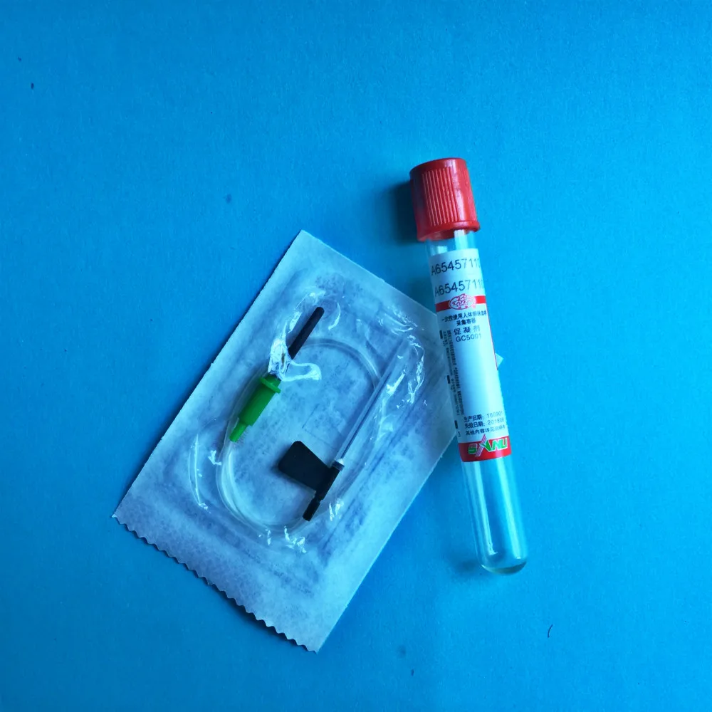 Одноразовая Стерильная вакуумная трубка для сбора крови с коагулянтовыми