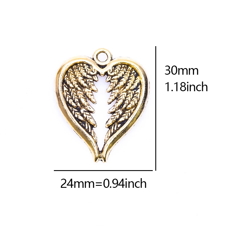 Винтажные подвески из сплава в виде черепа смерти крыльев Ангела соединитель для