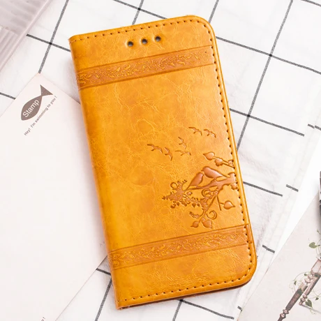 AMMYKI 5.0ɿor Meizu M3S case Flowers birds Not Fade flip leather phone back cover m3 mini | Мобильные телефоны и
