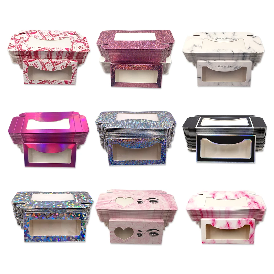 Eyelash Box Wholesale 25MM Packing Can Custom Logo Burst 9 Kinds Of Color box lashes Boxes | Красота и здоровье