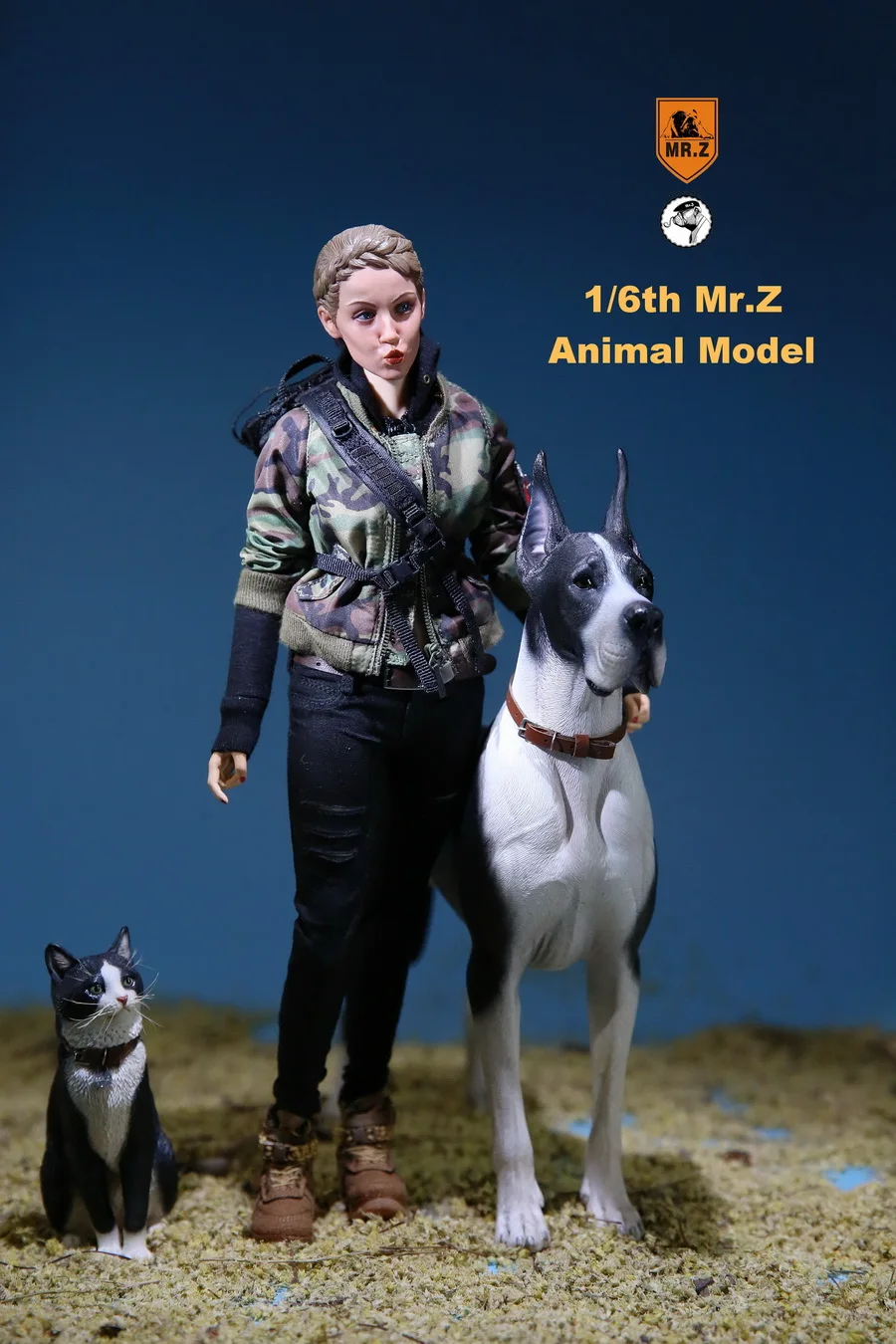 Модель Mr. Z Animal No.37: 1/6 немецкий великолепный Дейн (все 6 цветов) для фигурных
