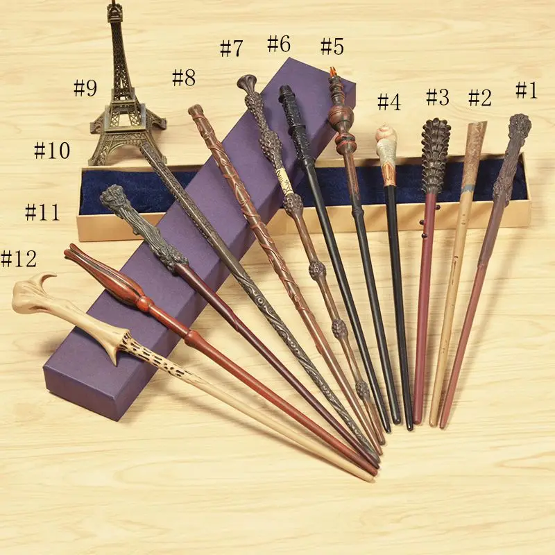 12 видов волшебных палочек Поттер Косплей металл/Железный сердечник детская