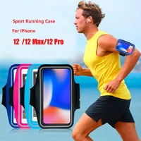 running sport phone case for iphone 12 max pro outdoor arm band gym bag for iphone 11 pro max 8 7 plus xr xs se 2020 arm pouch