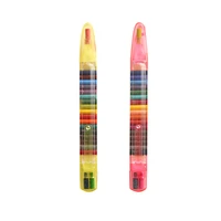 20colors in 1 crayon student drawing color pencil multicolor art kawaii writing pen for kids gift school stationery supplies