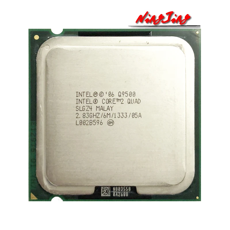 Процессор Intel Core 2 Quad Q9500 8 ГГц четырехъядерный процессор 6M 95W LGA 775|cpu processor|2 quad q9500core |
