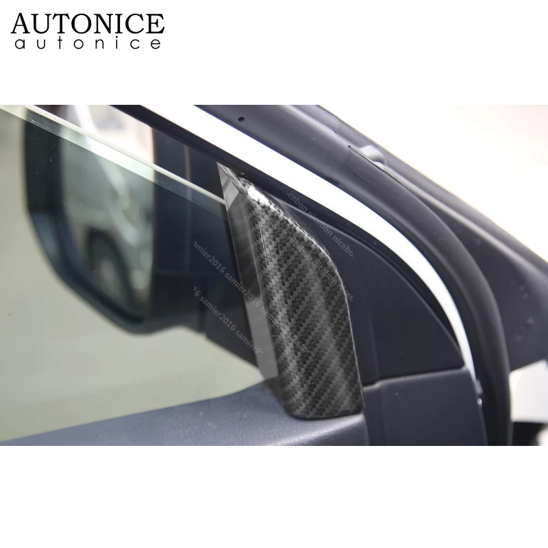 Цветная треугольная крышка из углеродного волокна для передней двери и