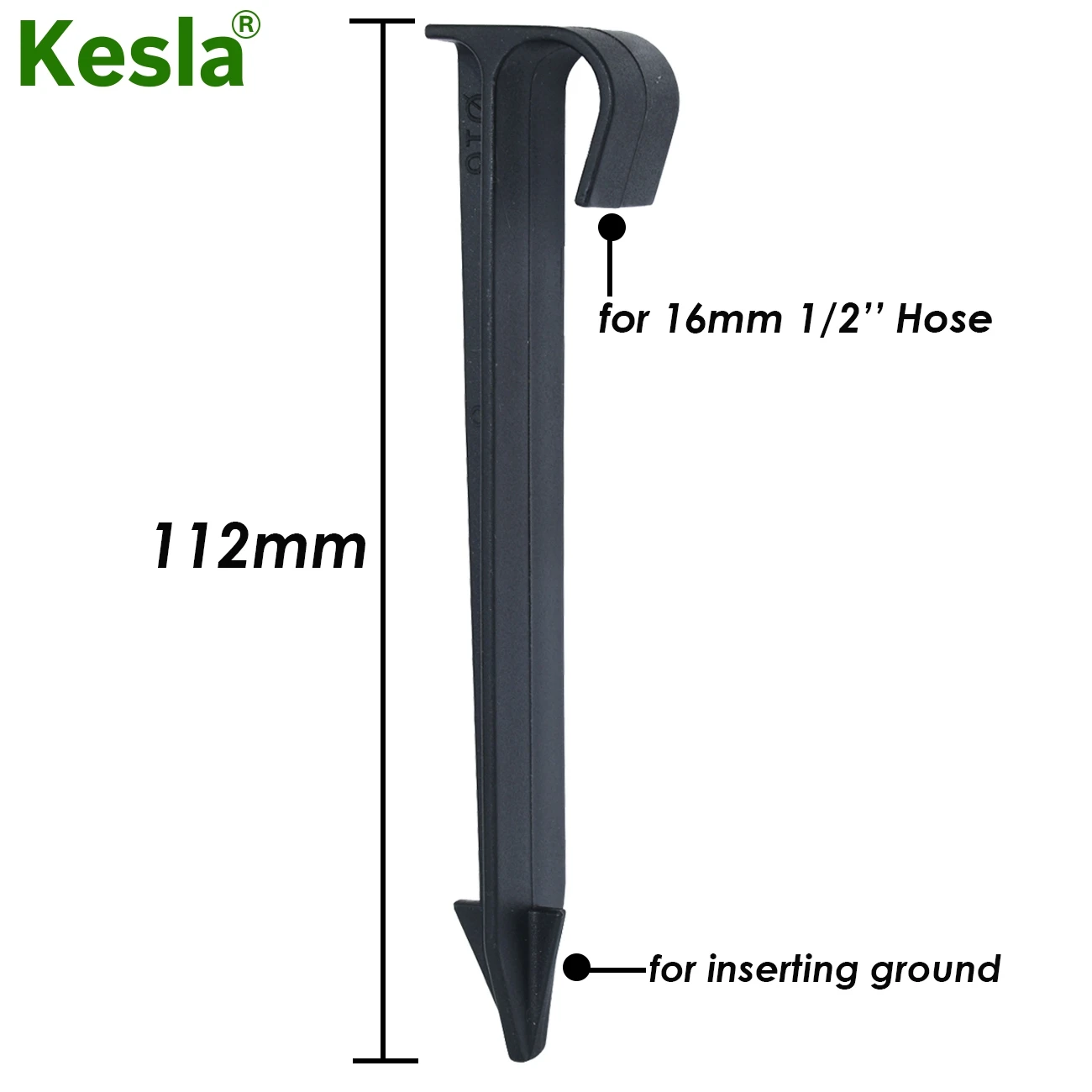 KESLA 100 шт 16 мм 20 держатели для труб C-type Groud 1/2 3/4 PE капельного орошения садовые