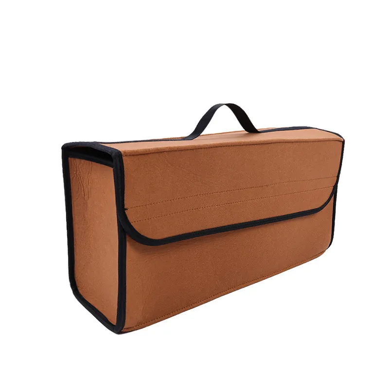 

Portable Foldable Car Trunk Storage Bag Felt Cloth Storage Box Box Car Interior Storage Finishing Container Bag