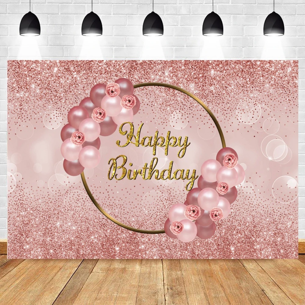 Yeele градиентный розовый фон для День рождения фотосъемки розы шар круг