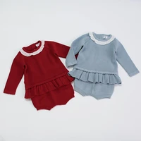 infant baby boys girls knit long sleeve top shorts pants clothing sets 2020 new spring autumn kids boy girl suit clothes