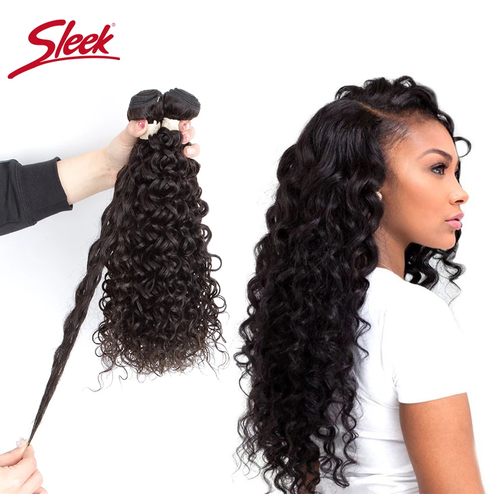 Water Wave 10 To 26 Inches Hair 1/3/4pcs  Extensions Remy Human Hair