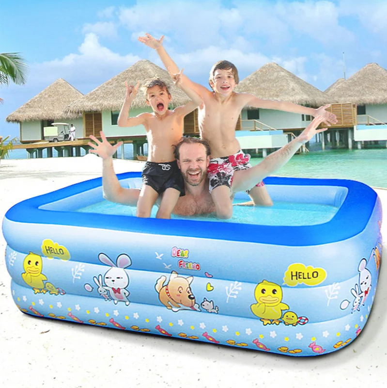 

New Thickened Pvc Children Inflatable Swimming Pool Home Adult Pool Baby Bath Tub Baby Gift Baby Tub Bath Kids Bath Tub