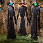 Наружный Хэллоуин с голосовым управлением, индукционный светящийся, 3 человека, держите руки, украшение