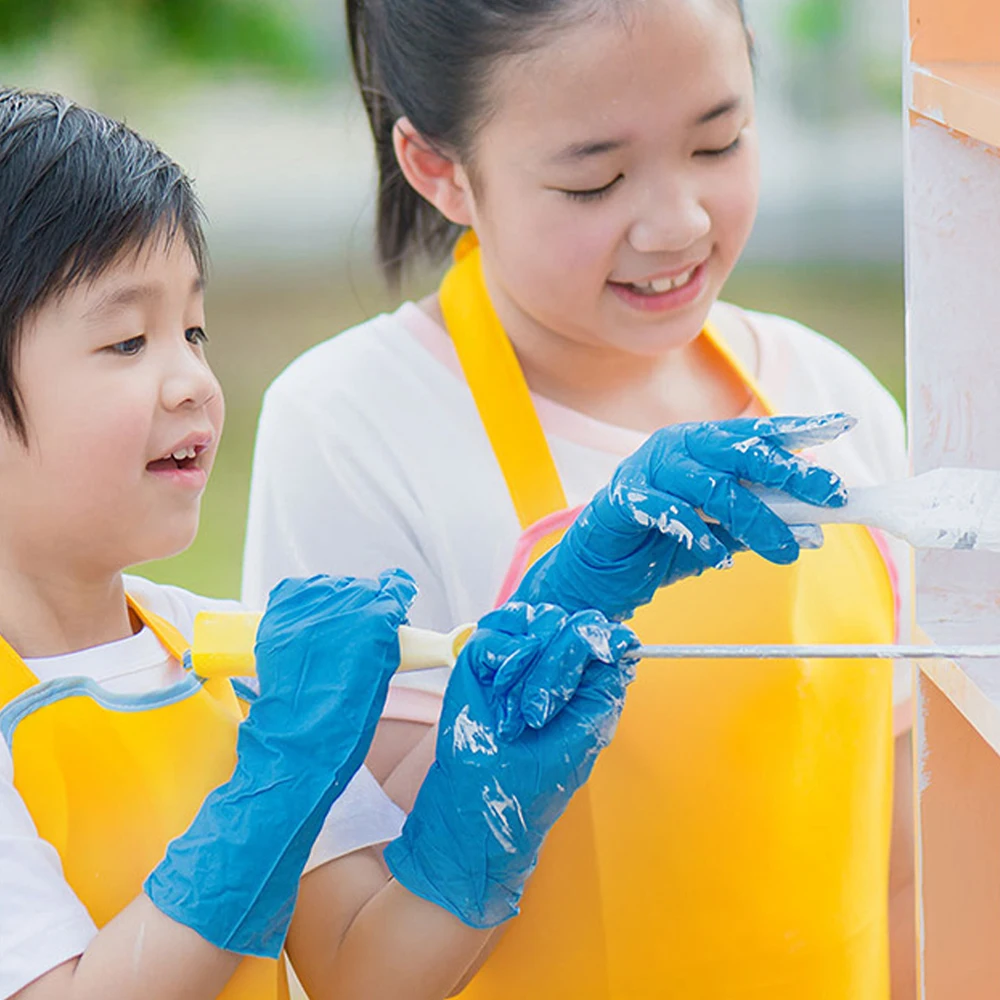 20 шт одноразовые латексные перчатки для мальчиков и девочек домашние утолщенные