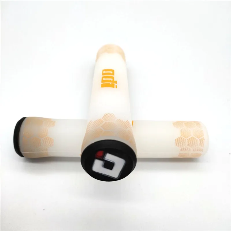 Orange ODI силиконовый 3D цветной печатный захват MTB дорожный складной баланс для езды на велосипеде чехол для внедорожного ударопрочного горного велосипеда - Цвет: Orange