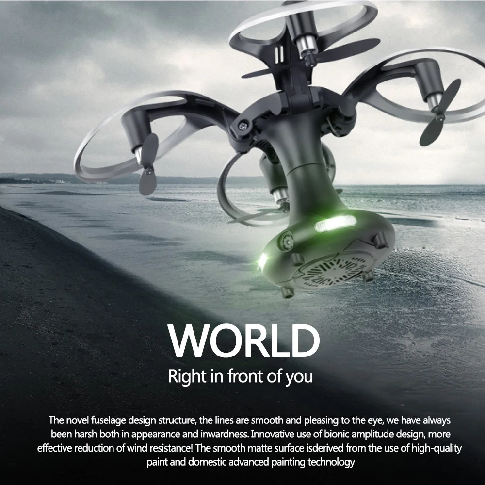 Складной Мини FPV Дрон Квадрокоптер с камерой Профессиональный 4K вертолет