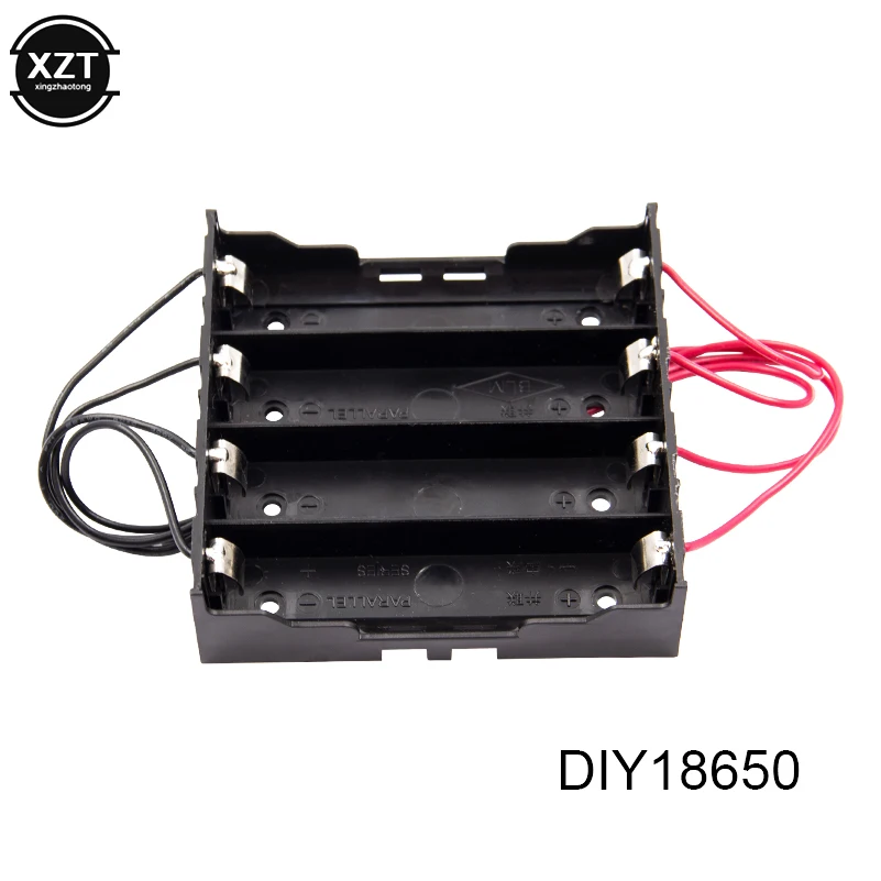 Прочный футляр для хранения аккумуляторов 18650 Жесткий Чехол держатель с