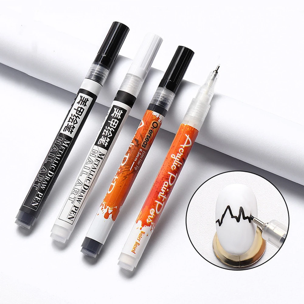 1 шт. ручка для дизайна ногтей граффити водостойкая кисть рисования подводка DIY