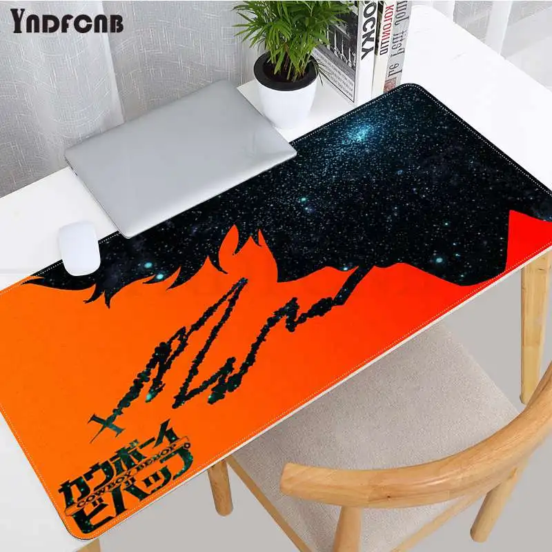 

Cartoon Cowboy Bebop Gamer Speed Mice Retail Small Rubber Mousepad Size for large Edge Locking Speed Version Game Keyboard Pad