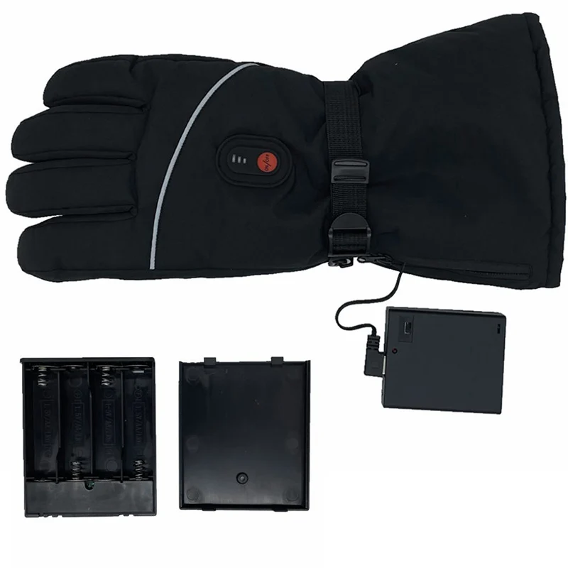 

Variable Block Heating Gloves Three Gear Temperature Control Gloves Outdoor Waterproof Gloves Winter Gloves Ski Gloves