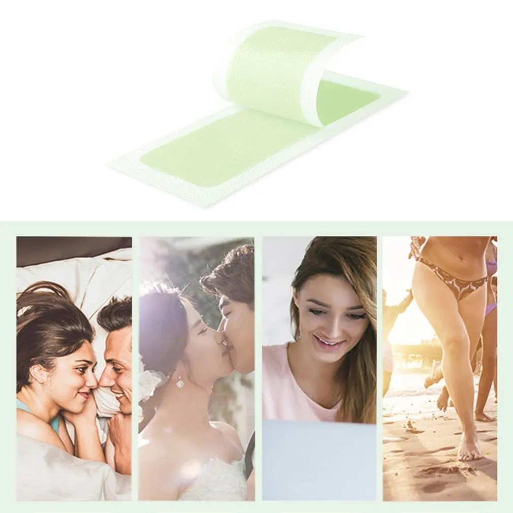 

20pcs Single-piece Double-sided Non-woven Fabric Beeswax Hair Removal Wax Paper Disposable Leg Hair Removal Pad