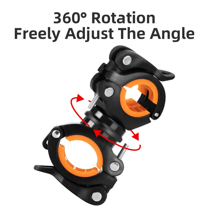 ROCKBROS велосипеда вращающийся светильник двойной держатель велосипед