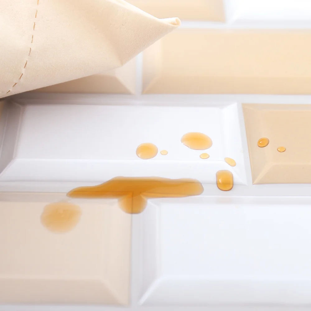 10 шт./упак. желтые 3D наклейки на кирпичные стены самоклеящиеся водонепроницаемые