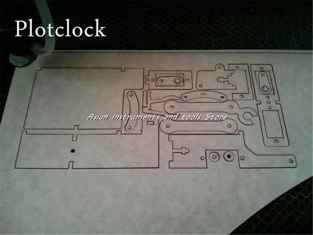 Open Source Arduino Plotclock Small Base Clock Manipulator Writing Drawing Diy Robot Maker Pragramming STEM Toy Parts | Инструменты