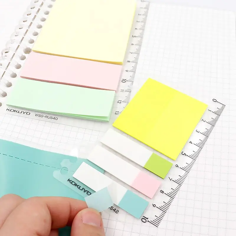KOKUYO Loose Leaf Sticky Notes Post-it Memorandum Index Classification Stickers | Канцтовары для офиса и дома