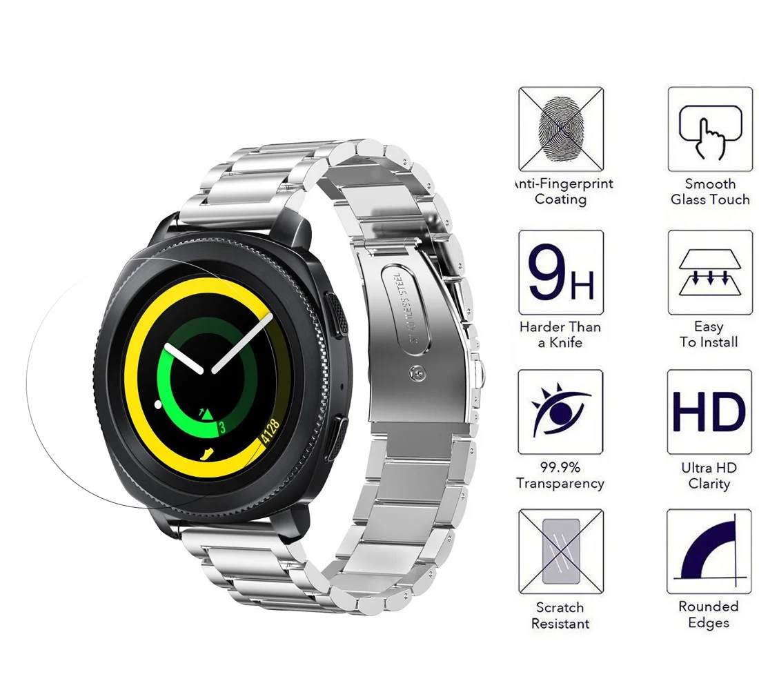 

Защитная пленка из закаленного стекла для Samsung Gear Sport S4, аксессуары для смарт-часов