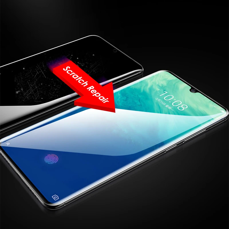 CHYI 3D изогнутая пленка для ZTE Nubia Z20 защита экрана 6,42 Дюймов Полное покрытие нано Гидрогелевая пленка с инструментами не закаленное стекло