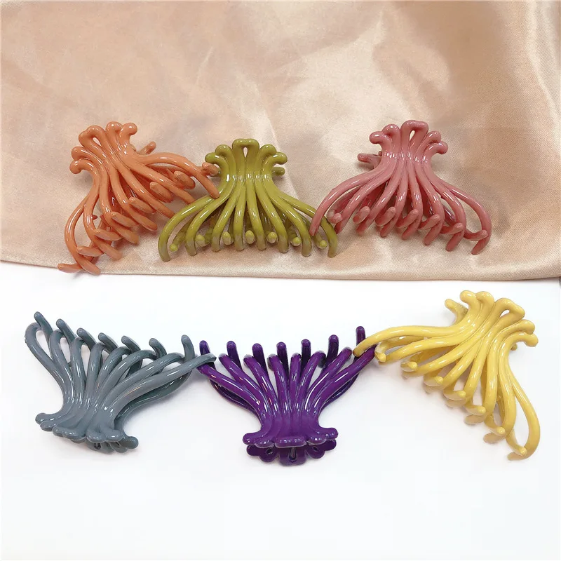 Модный яркий зажим для волос девочек Корейский Новый Ins простой темпераментный