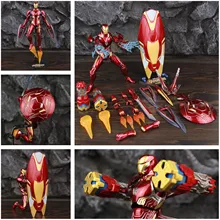 ZD Toys Deluxe Iron Man Mark L 50 MK50 Nano Armor Weapons 7" Action Figure Marvel Tony Stark Legends Avengers Infinity War Doll