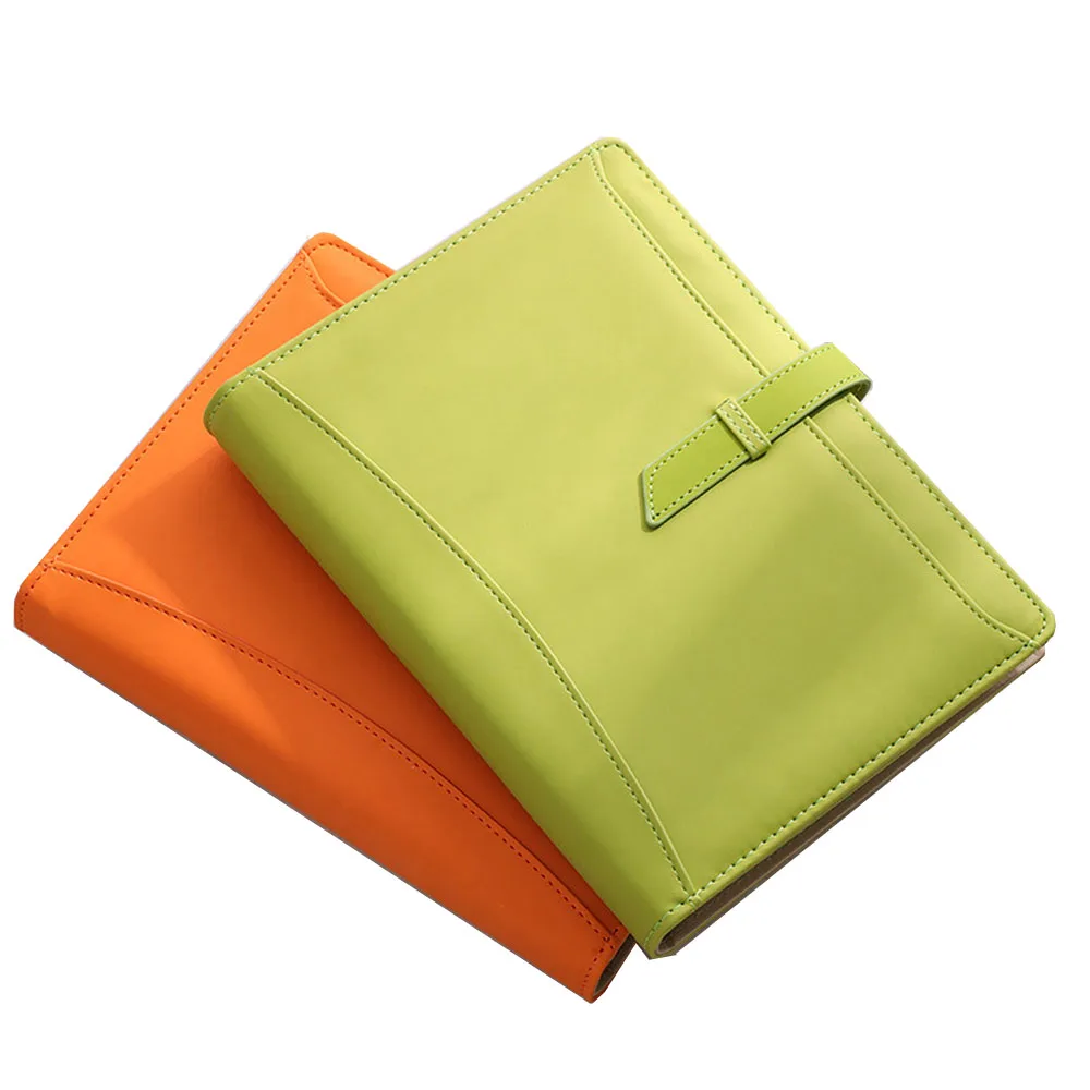 

TATCAT A5 Size Lockable Diares Leather Locking Spring Binder Diary TPN065
