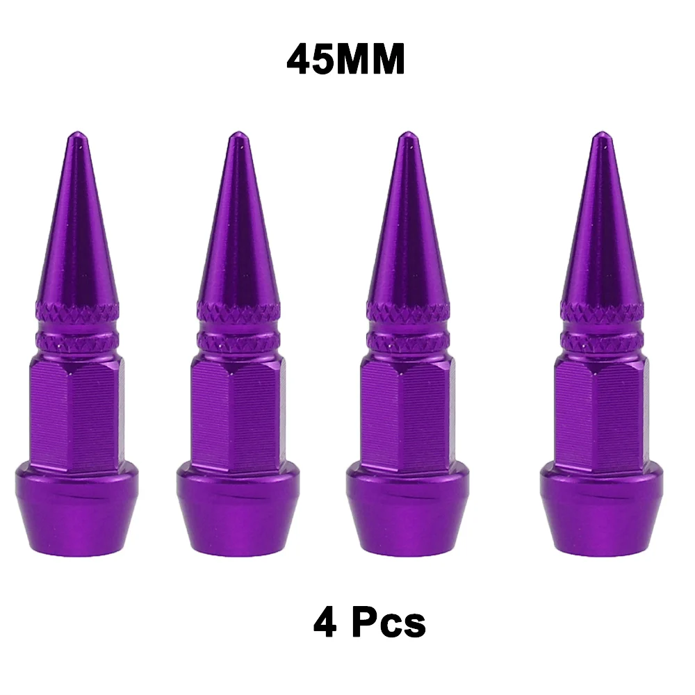 

Универсальные алюминиевые колпачки для тюнинга автомобиля шток клапана шины автомобиля, 4 шт., Металлические колпачки в форме шипов, пылезащитные крышки для велосипеда, мотоцикла