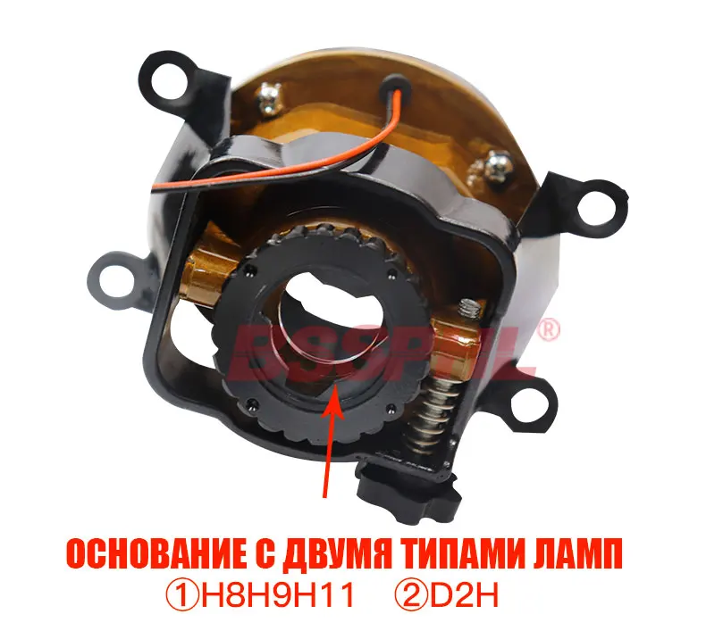 BSSPHL автомобиль HID биксеноновый прожектор противотуманной фары объектив дальнего света модифицированный для HONDA MAZDA/MITSUBISHI/NISSAN/OPEL/PEUGEOT/RENAULT
