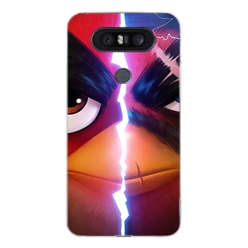 Животный принт Angry Bird окрашенная Мода Высокое качество мягкий чехол силиконовый