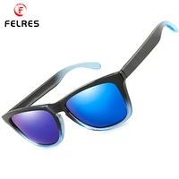 felres men women sport polarized sunglasses square outdoor driving cycling fishing goggles uv400 protection glasses f1088
