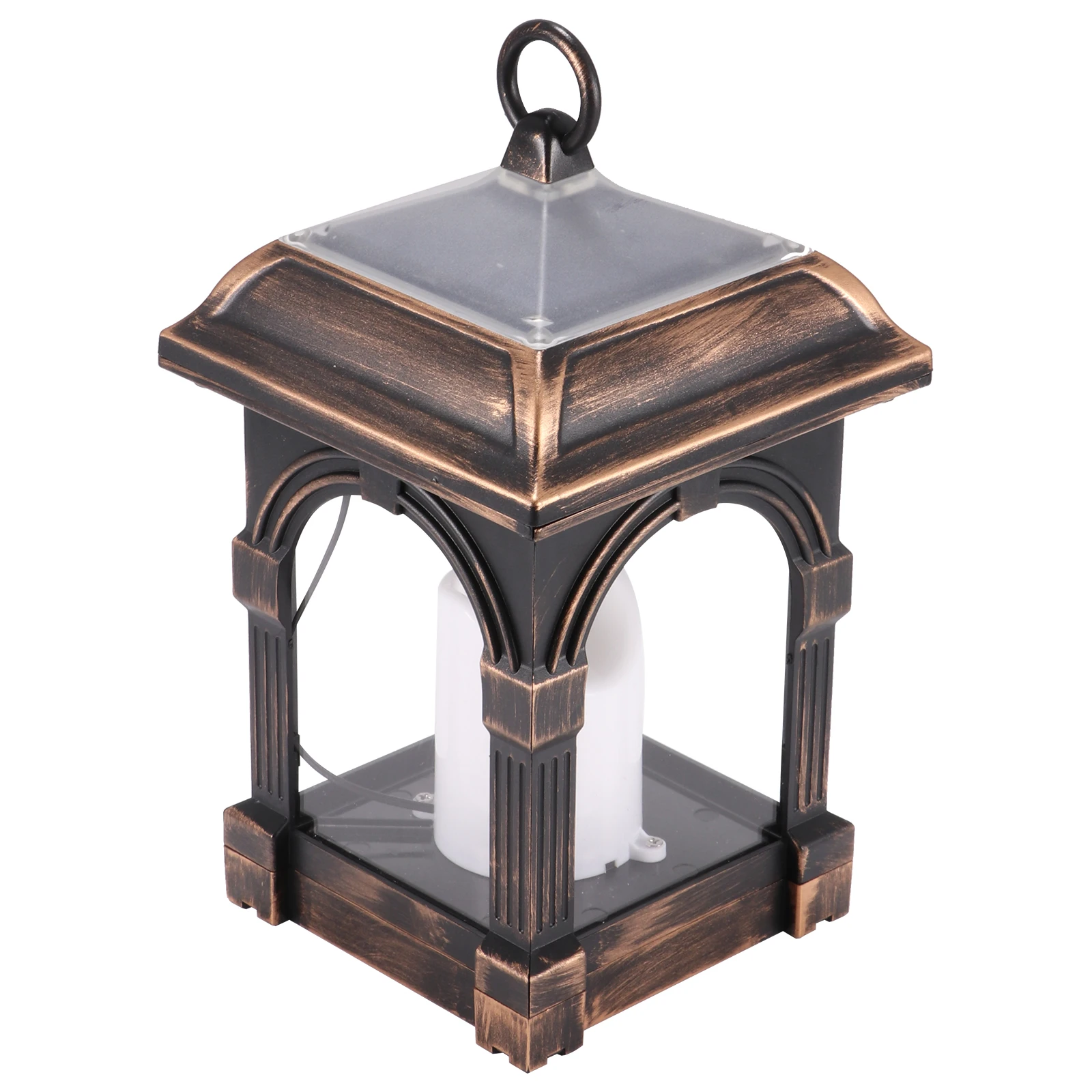 Солнечный светодиодный Открытый Мерцание Лампы в форме свечи Фонари напольный