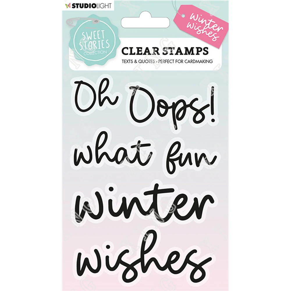 

Quotes Large Winter Wishes Hot Selling Newest Silicone Stamps Diy Paper Scrapbooking Greeting Card Decoration Embossing Template