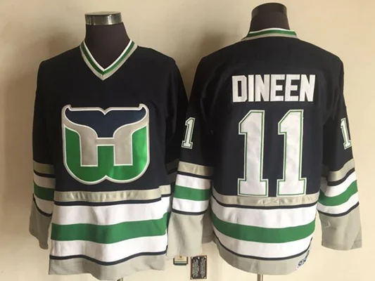 

#11 KEVIN DINEEN Hartford Whalers MEN'S Hockey Jersey Embroidery Stitched Customize any number and name